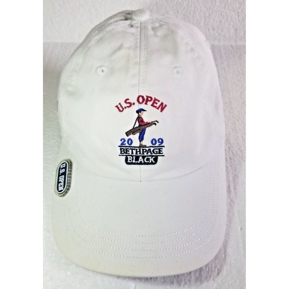 RARE U.S. Open Baseball Cap Hat 2009 Bethpage Black Golf Tournament Embroidered - Picture 2 of 8